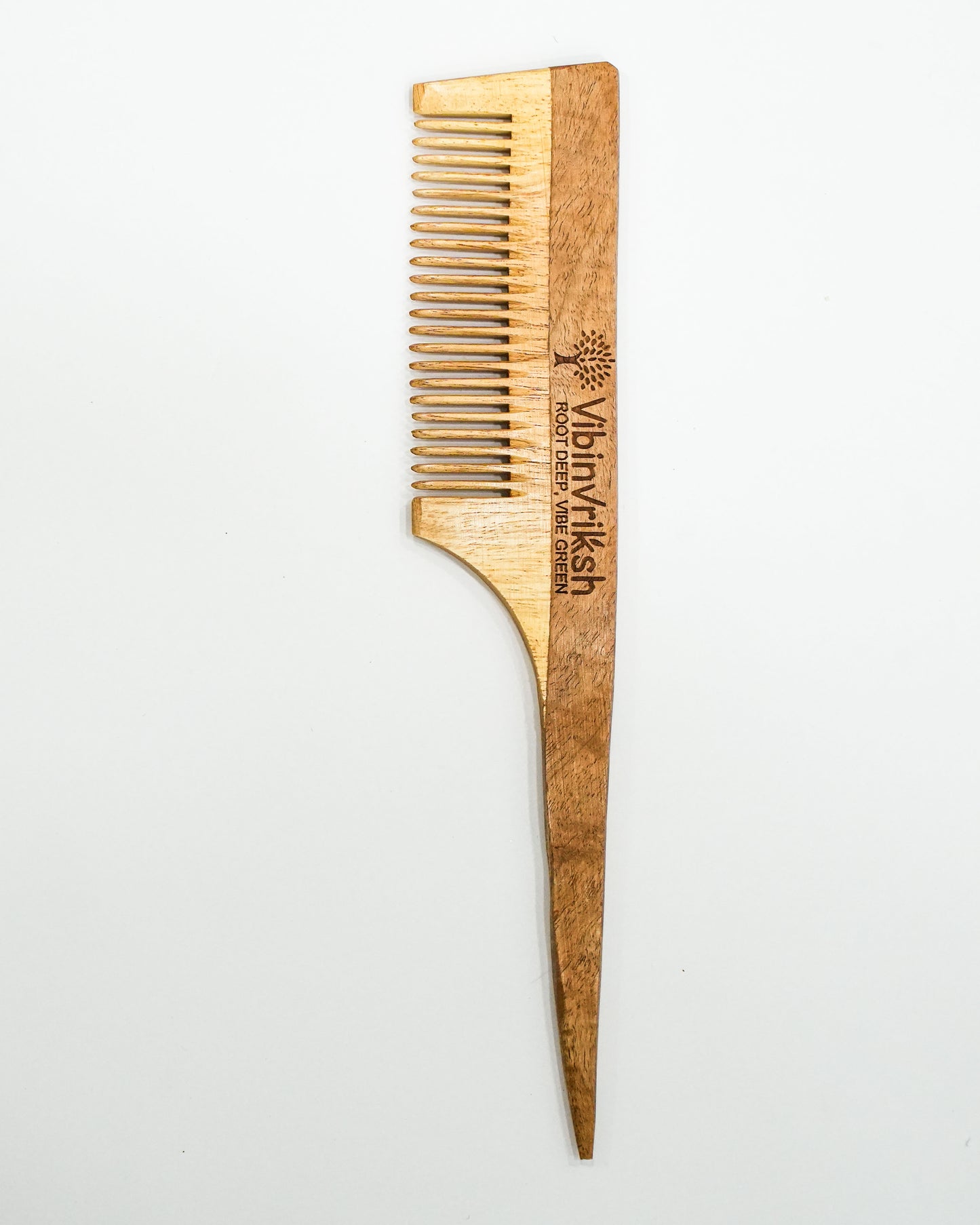 VibinVriksh EcoComb – Neem Wood Hair Comb