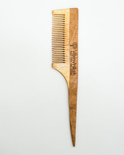 VibinVriksh EcoComb – Neem Wood Hair Comb