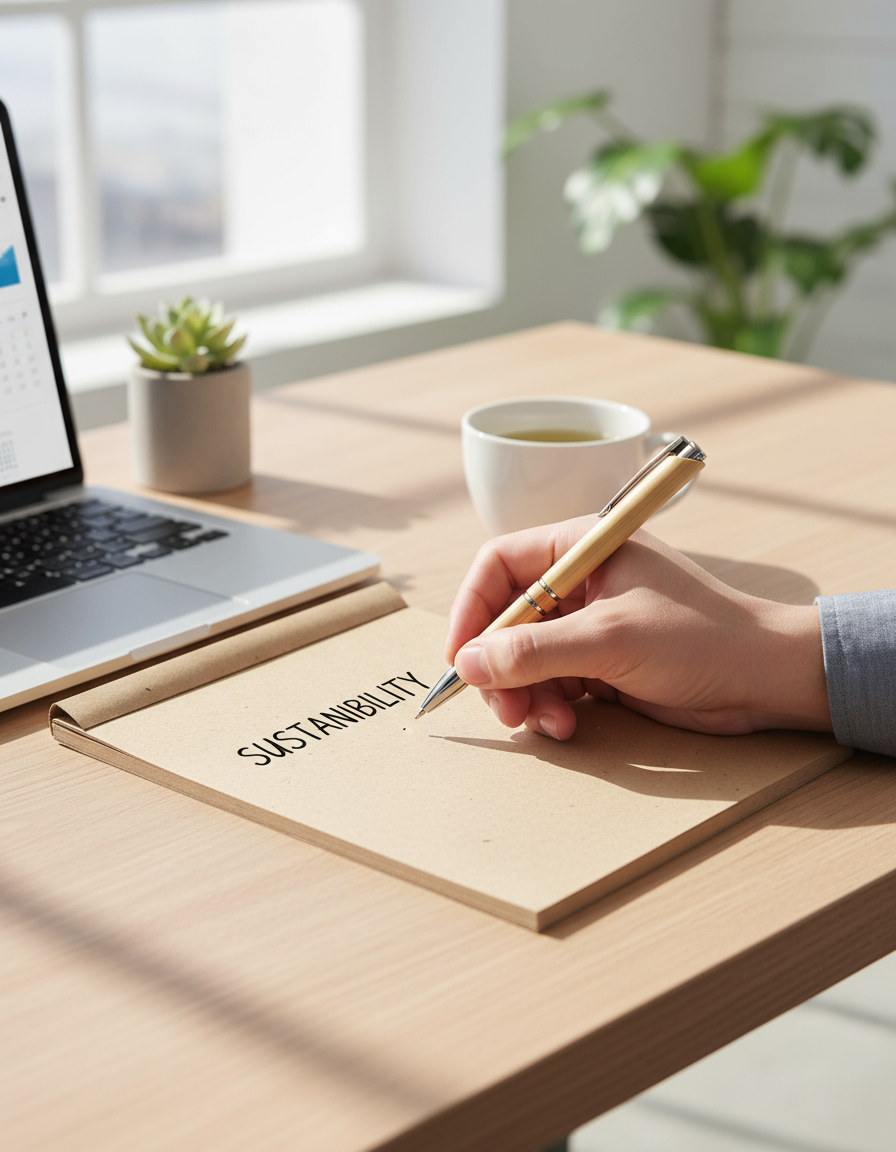 🌿 VibinVriksh Premium Bamboo Pen – Eco-Friendly & Elegant Writing Companion